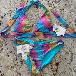 NWT Becca Tye Dye swimsuit size Medium